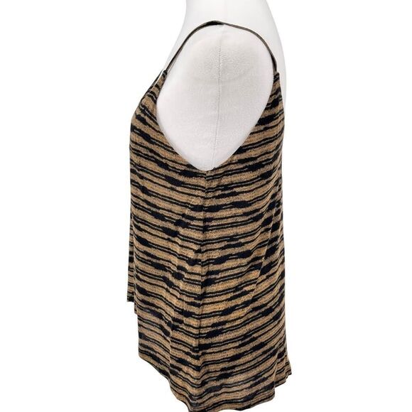 🔥 Silence + Noise Animal Stripe Zip Cami – Size S – Boho Urban Outfitters Vibe - Picture 3 of 9